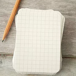 Набор больших карточек для подписей "Клетка" (American Crafts)