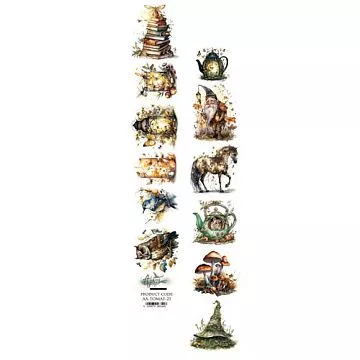 Бумага 6х30 см "Tales of Moss and Fern 1" (Alchemy of Art)