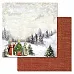 Бумага "Новогодний лес. Сверкающая зима" (ScrapMania)