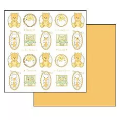 УЦЕНКА Бумага "Мишка, цыпленок,сова, зайчик" (Stamperia)