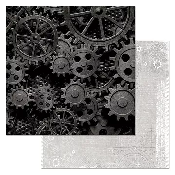 Бумага "Скорость без границ. Двигатель" (ScrapMania)