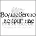 Штамп "Волшебство вокруг нас" (Белый ворон)