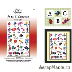 Набор для квиллинга "Миниатюры-алфавит" (QC)