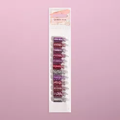 Набор глиттера "Розовое настроение", 12 шт Набор глиттера "Розовое настроение", 12 шт