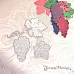 Нож "Виноград" 5,8х4,1 см (ScrapMania)