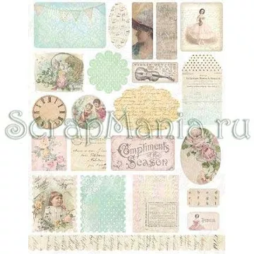 Набор наклеек "Авеню" (Melissa Frances)