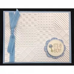 Папка для тиснения А6 "Пэчворк" (Darice) Папка для тиснения А6 "Пэчворк" (Darice)