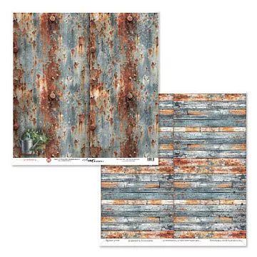 Бумага "Лето-теплом согрето. Совсем проржавело" (Summer Studio) Бумага "Лето-теплом согрето. Совсем проржавело" (Summer Studio)