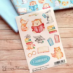 Набор наклеек А6 "Первоклашка. 1 сентября" (ScrapMania)
