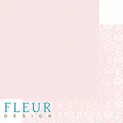 Набор бумаги 20х20 см "Шебби Шик Базовая 2.0", 12 листов (Fleur-design)