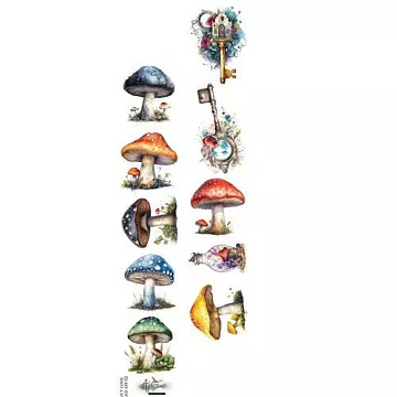 Бумага 6х30 см "Alice 02" (Alchemy of Art) Бумага 6х30 см "Alice 02" (Alchemy of Art)