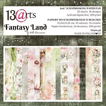 Набор 15х15 см "Fantasy Land", 32 листа (13Arts) Набор 15х15 см "Fantasy Land", 32 листа (13Arts)