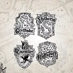 Штамп "Гарри Поттер. Набор гербов", 7,8х10 см (Креатив)