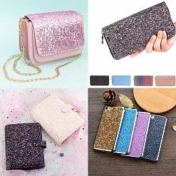 Отрез экокожи А4 "Полоски. Золото" Отрез экокожи А4 "Полоски. Золото"