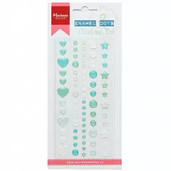 Набор эмалевых капелек с глиттером "Холодный, как лед" (Marianne design)