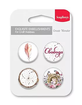 Набор фишек "Свобода" (ScrapBerry's) Набор фишек "Свобода" (ScrapBerry's)