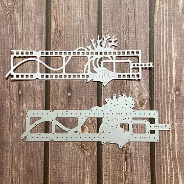 Нож "Морской бордюр 1", 5,4х15,2 см (Scrapman)