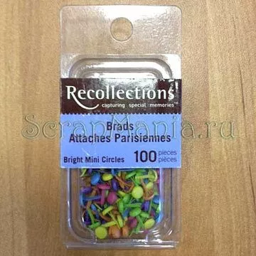 Набор мини-брадсов Recollections "Яркие круги"