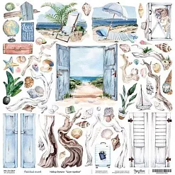 Бумага 30х30 см "Шум прибоя. Райский пляж" (PaperHome) Бумага 30х30 см "Шум прибоя. Райский пляж" (PaperHome)