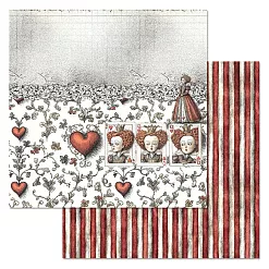 Бумага "Алиса и Чеширский кот. Безумная игра" (ScrapMania) Бумага "Алиса и Чеширский кот. Безумная игра" (ScrapMania)