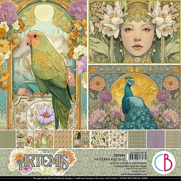 Набор бумаги 30х30 см "Artemis", 8 листов (Ciao bella)