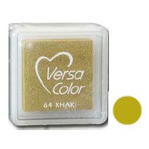 Подушечка чернильная пигментная Versacolor, размер 2,5х2,5 см, цвет хаки