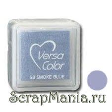 Подушечка чернильная пигментная Versacolor, размер 2,5х2,5 см, цвет дымный голубой