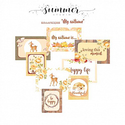 Набор карточек "My autumn", 16 шт (Summer Studio)