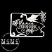 Набор украшений из чипборда "Мамочка. Рамка горизонтальная" (MiMi Design)
