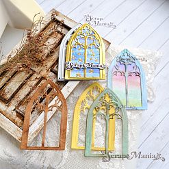 Нож "Окна. Королевский витраж", 4,5х7,8 см (ScrapMania)