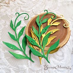 Нож "Веточка с завитком", 4,6х7,9 см (ScrapMania)