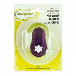 Дырокол Mr.Painter 2,5 см "Цветок 7" (Mr.Painter)