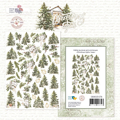 Набор высечек "Christmas lights. Trees", 44 шт (DreamLight Studio)
