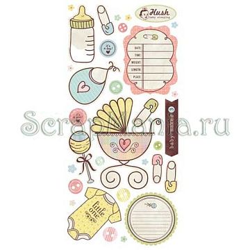 Набор наклеек "Малыши" (Basic Grey)