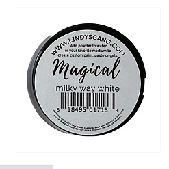 Сухая краска сияющая "Milky Way White" (Lindy's)