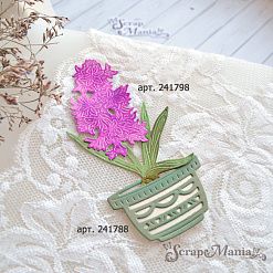 Нож "Цветочные кашпо. Круглые", 3,3х4,9 см (ScrapMania)
