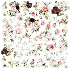 Бумага 30х30 см "Romantic Shabby Chic. Для вырезания" (Alchemy of Art)