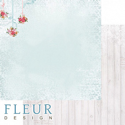 Набор бумаги 20х20 см "Зефир", 12 листов (Fleur-design)