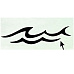 Штамп "Волны", 4,5х1 см (Креатив)