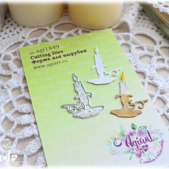 Нож "Старый замок. Свеча", 4,5х3,2 см (AgiArt)