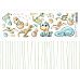 Лист с картинками 10х30 см "Дракончик и динозавры" (ScrapMania)