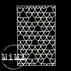 Украшение из чипборда "Фоны. Сердца" (MiMi Design)