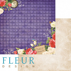 Набор бумаги 15х15 см "В стране чудес", 24 листа (Fleur-design)