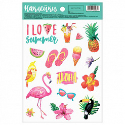 Наклейки 14х21 см "I love summer" (АртУзор)