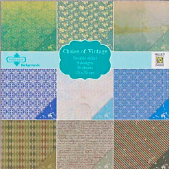 Набор бумаги 15х15 см "Choice of vintage", 36 листов (Nellie Snellen)