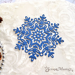 Нож "Снежинка большая 2", 8х8 см (ScrapMania)