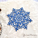 Нож "Снежинка большая 2", 8х8 см (ScrapMania)