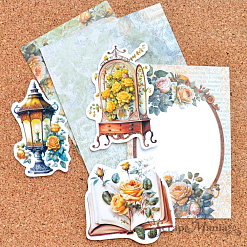 Набор высечек из бумаги "Затерянная среди роз. Детали", 19 шт (ScrapMania)