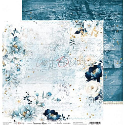 Набор бумаги 30х30 см "Forever blue", 6 листов (CraftO'Clock)