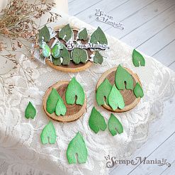 Нож "Алоказия. Листья", 2х3,2 см (ScrapMania)